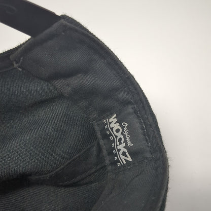 JBWKZ Snapback Hat Black One Size Adjustable Embroidered Flat Fitty
