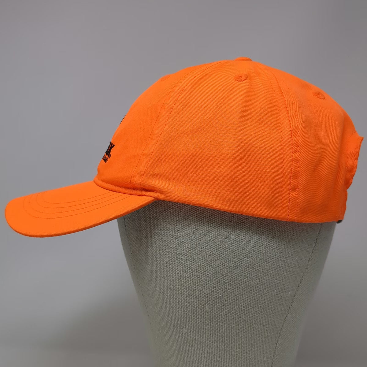 Mossy Oak Baseball Cap Orange One Size Slideback Hunting Outdoor Fishing Hat
