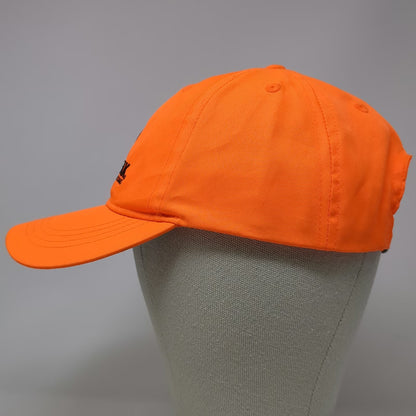 Mossy Oak Baseball Cap Orange One Size Slideback Hunting Outdoor Fishing Hat