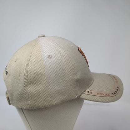 Baseball Cap Beige One Size Texas State Seal TX Embroidery Graphic Hat Strapback
