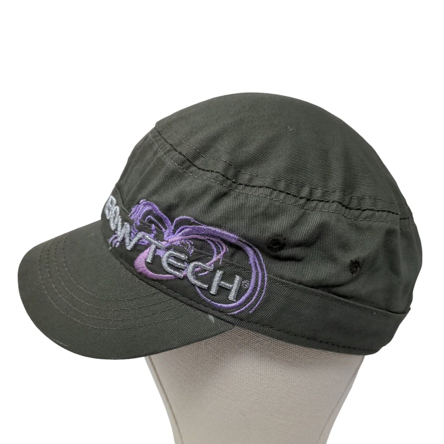 Outdoor Cap Women's Strapback Cadet Cap Green Embroidered Bow Tech Logo Archery