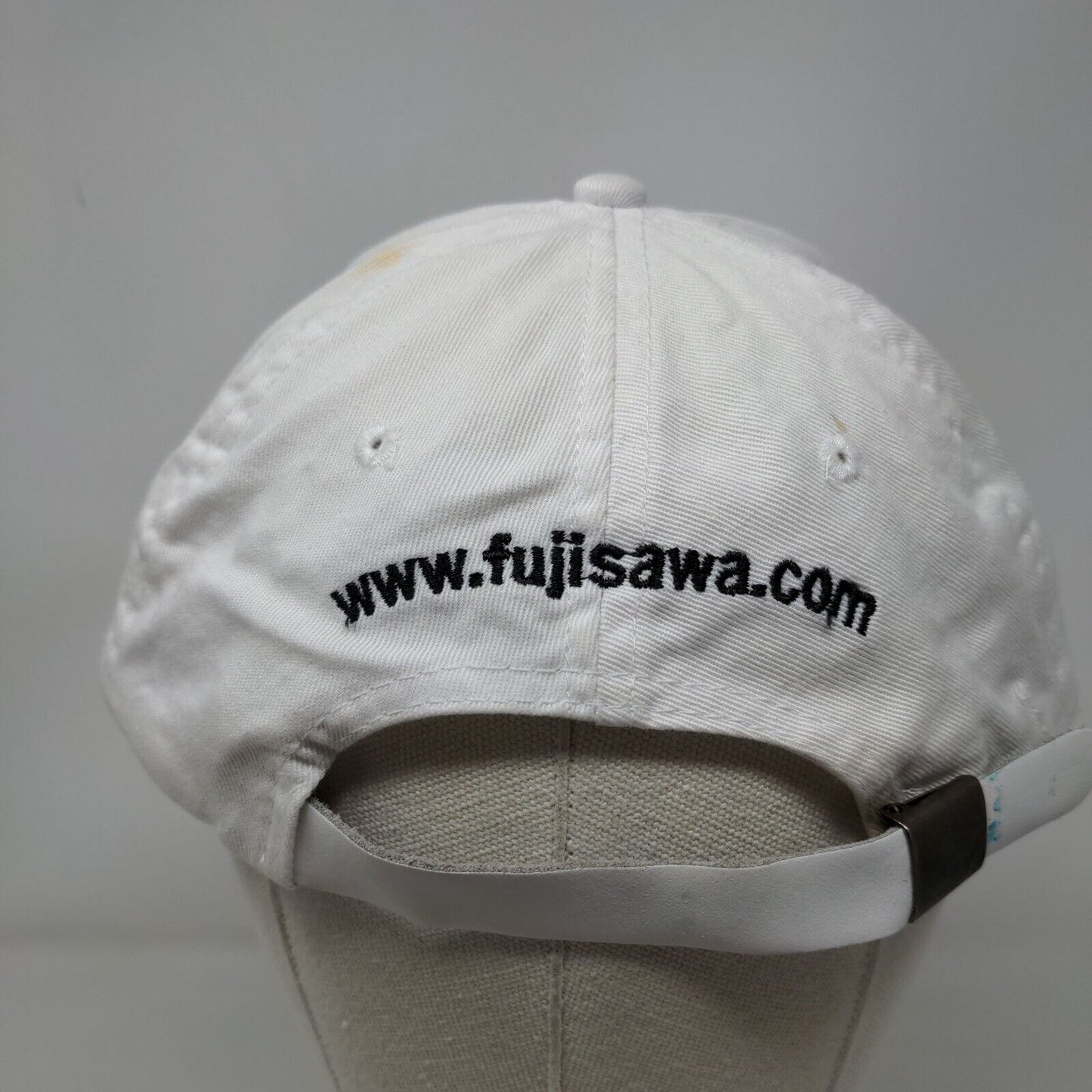 Fujisawa Healthcare Inc Slideback Hat White OSFA Embroidered 6 Panel