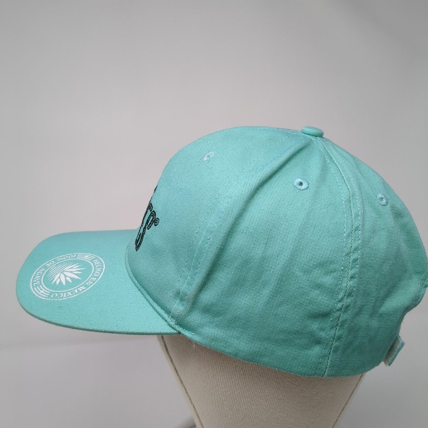 Cazadores Tequila Strapback Hat Blue One Size Adjustable Embroidered