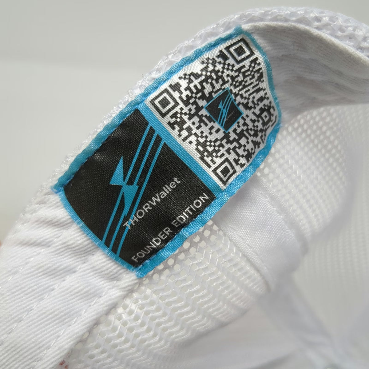 THORWallet Trucker Hat Gray One Size Snapback Mesh Founder Edition Logo Patch