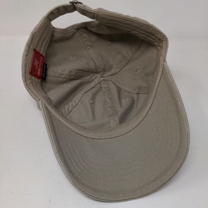 JT Jack Threads Slideback Hat Tan One Size Adjustable Solid Blank