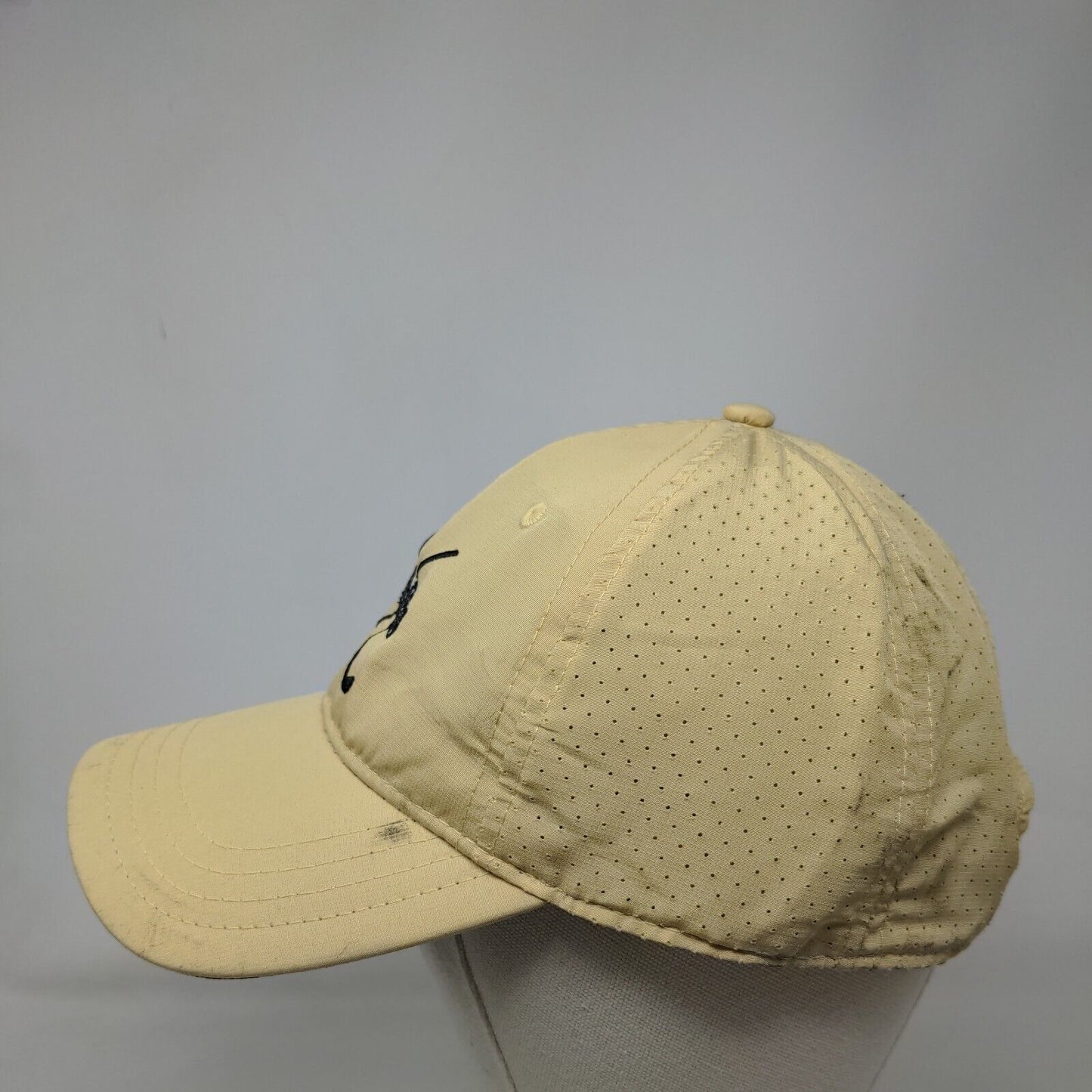 Timber Pines Golf Clubs Strapback Hat Yellowish-Tan Embroidered 6 Panel