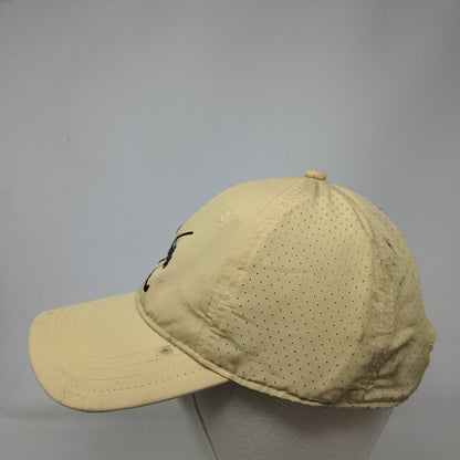 Timber Pines Golf Clubs Strapback Hat Yellowish-Tan Embroidered 6 Panel