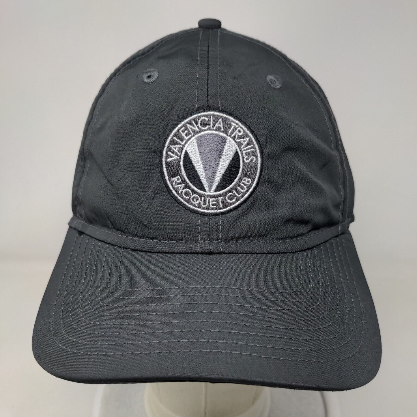 Valencia Trails Racquet Club Strapback Hat Gray OSFM Laser Cut New Era