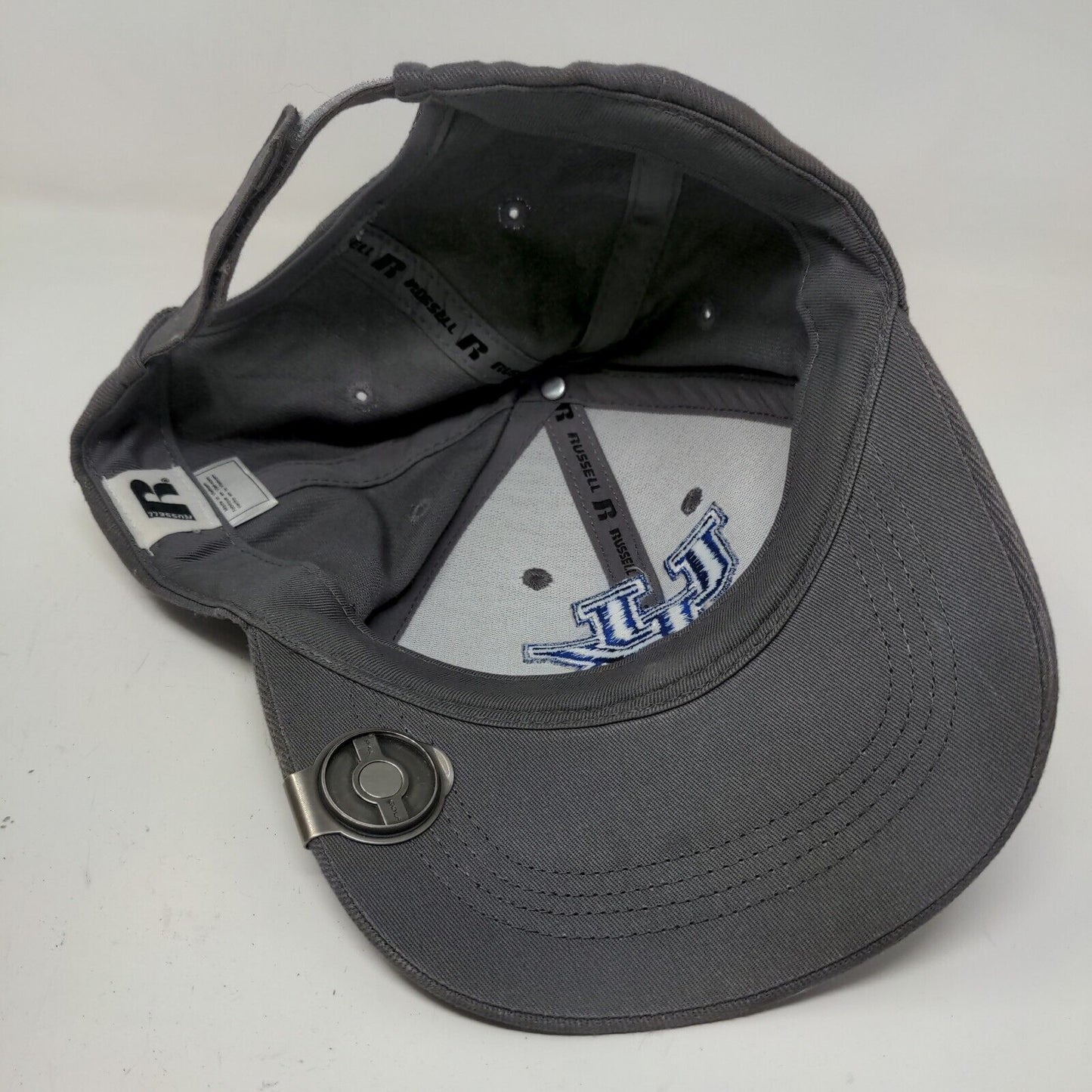 Russell Men's Strapback Hat Gray Embroidered University of Kentucky Wildcats