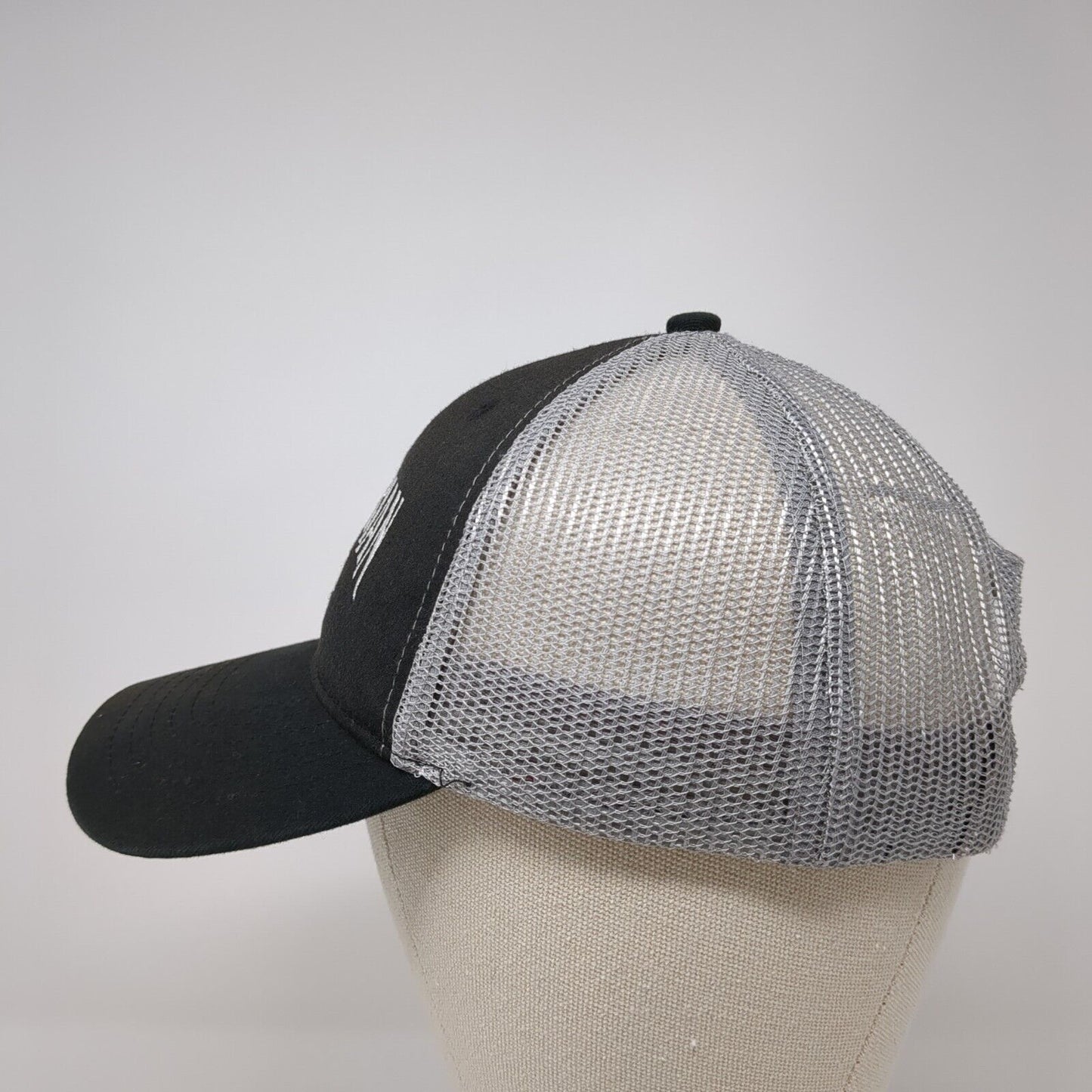 Barbarian Brewing Snapback Trucker Hat Black One Size Adjustable Embroidered