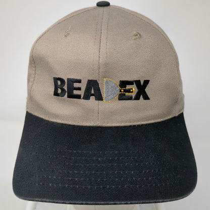 Beadex Baseball Cap Beige Black Hat One Size Industrial Drywall Tool Work Logo