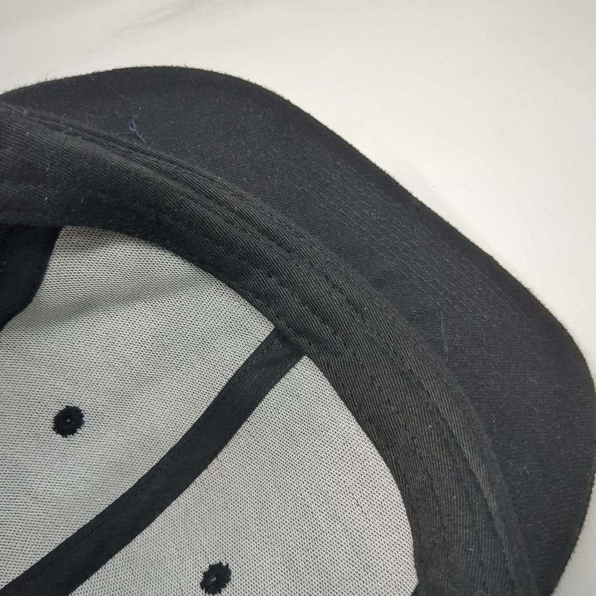 Mercer Snapback Black One Size Flat Brim Tonal Logo X Embroidery Adjustable Hat