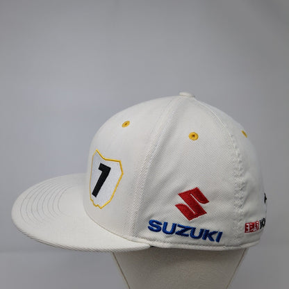 32 7 Suzuki Yoshimura J Star Motor 210 Fitted Hat White 7 1/4-7 5/8 Flexfit
