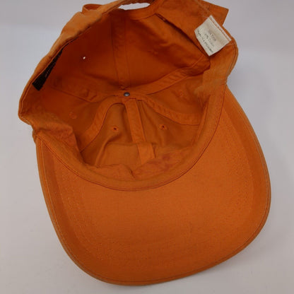 Unbranded Slideback Hat Orange One Size Adjustable Blank Solid Outdoor
