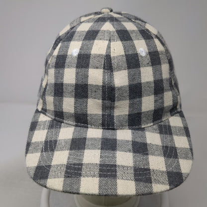 Cocus Pocus Baseball Cap Gray White One Size Buffalo Check Slideback Hat