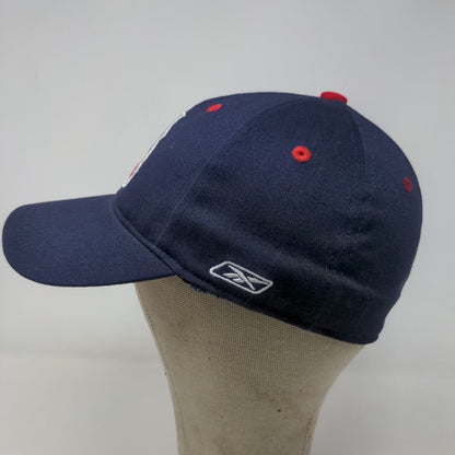 Reebok Hockey Men's Fitted Hat Blue Size 8-20 Embroidered Columbus Blue Jackets