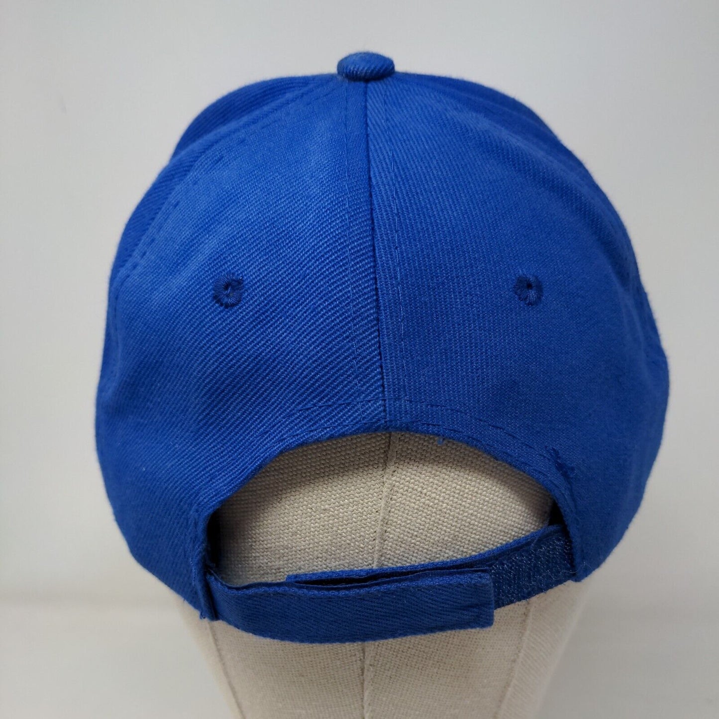 RF Roger Federer Strapback Hat Blue One Size Adjustable Vent Holes Vintage