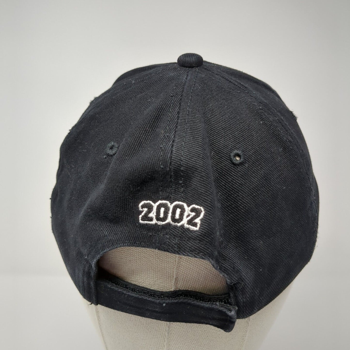 Eagles 2002 Strapback Hat Black One Size Adjustable Embroidered 6 Panel
