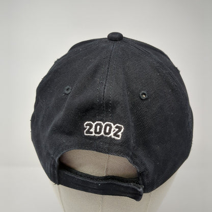 Eagles 2002 Strapback Hat Black One Size Adjustable Embroidered 6 Panel