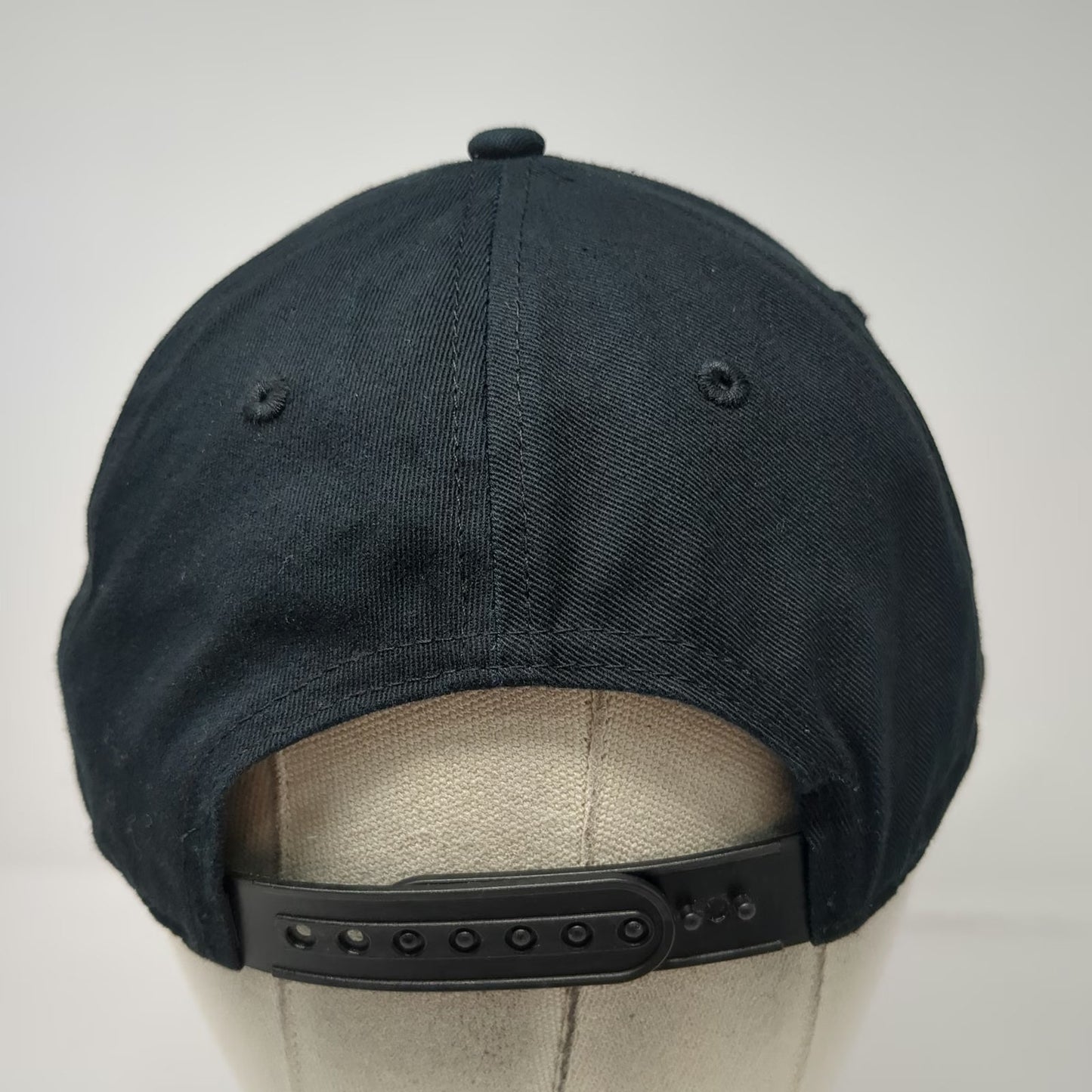 Luc Belaire France Snapback Hat Black White One Size Embroidered Cotton Logo