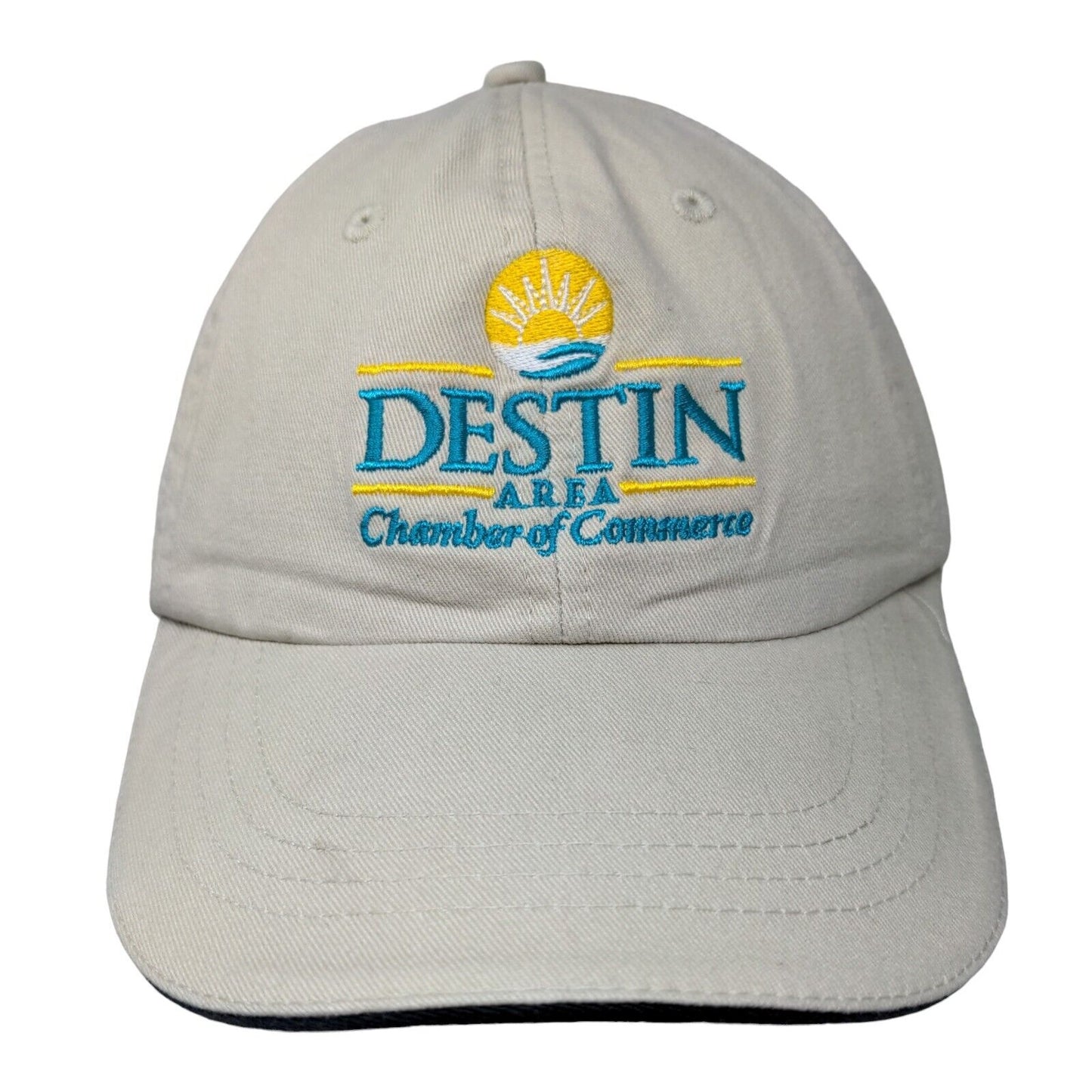 Destin Area Chamber Of Commerce Strapback Hat Tan One Size Adams