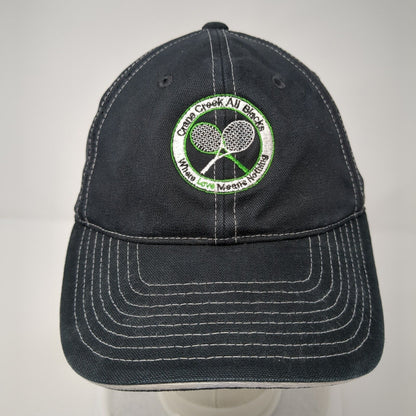Crane Creek All Blacks Where Love Means Nothing Strapback Hat Black OS Adidas