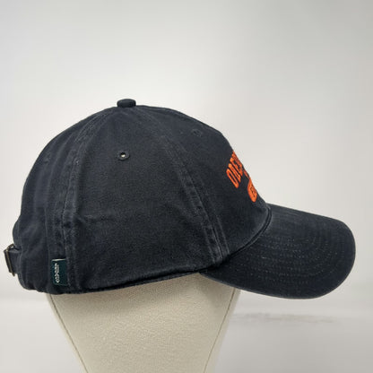 Oregon State Beavers NCAA Legacy Black One Size Cap Hat Football OSFM Slideback