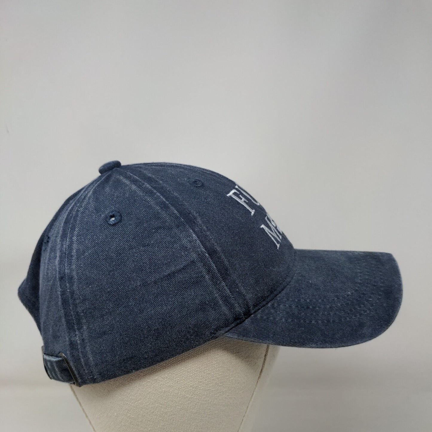 Fur Mom Slideback Hat Blue One Size Embroidered Adjustable 6 Panel