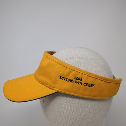 U.S. Women's Amateur Strapback Visor Hat Yellow One Size Imperial