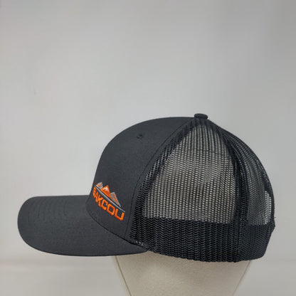 Bakcou Tribe Member Snapback Trucker Hat Black One Size Mesh Back