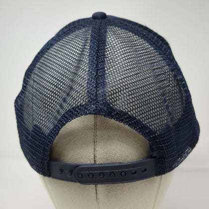 Otto Trucker Hat Blue One Size Idaho Power Idacorp Mountain Mesh Snapback