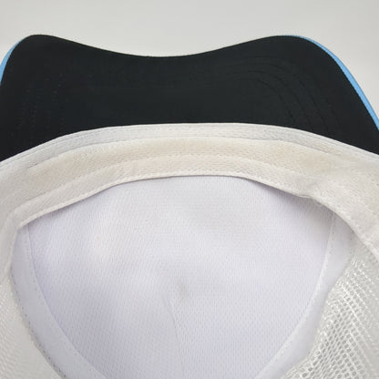 Palisades Ultra Snapback Mesh Back Trucker Hat Blue Medium Boco Gear