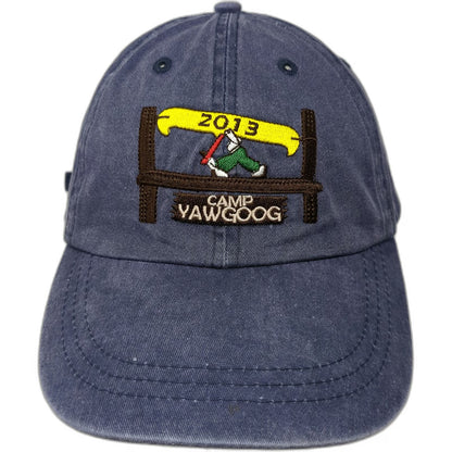 Blue Baseball Cap One Size Camp Yawgoog 2013 Scout Canoe Slideback Cotton hat