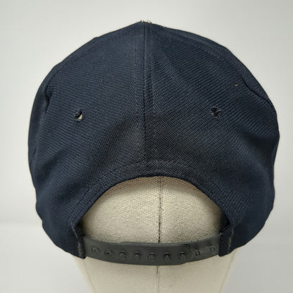 Snapback Hat Blue L Diego Garcia NCS Military Naval Communication Station Patch