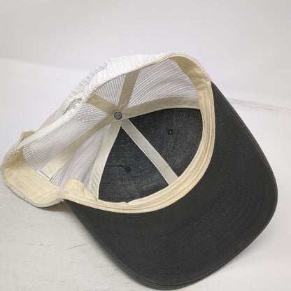 Richardson Trucker Hat Gray One Size Leupold American Flag Patch Mesh Snapback