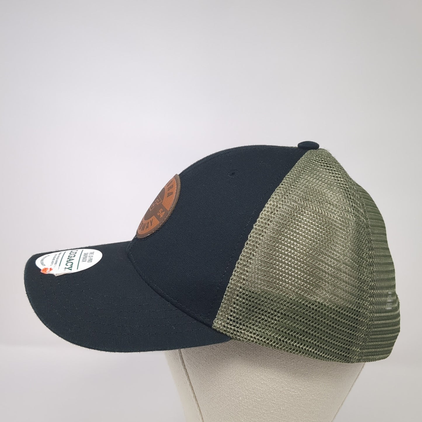 Eldora Speedway 1954 Snapback Trucker Hat Black OS Adjustable Mesh Back Legacy