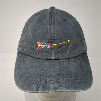 Arrow Follow Your Dreams Slideback Hat Gray OS Adjustable 6 Panel Natural Life