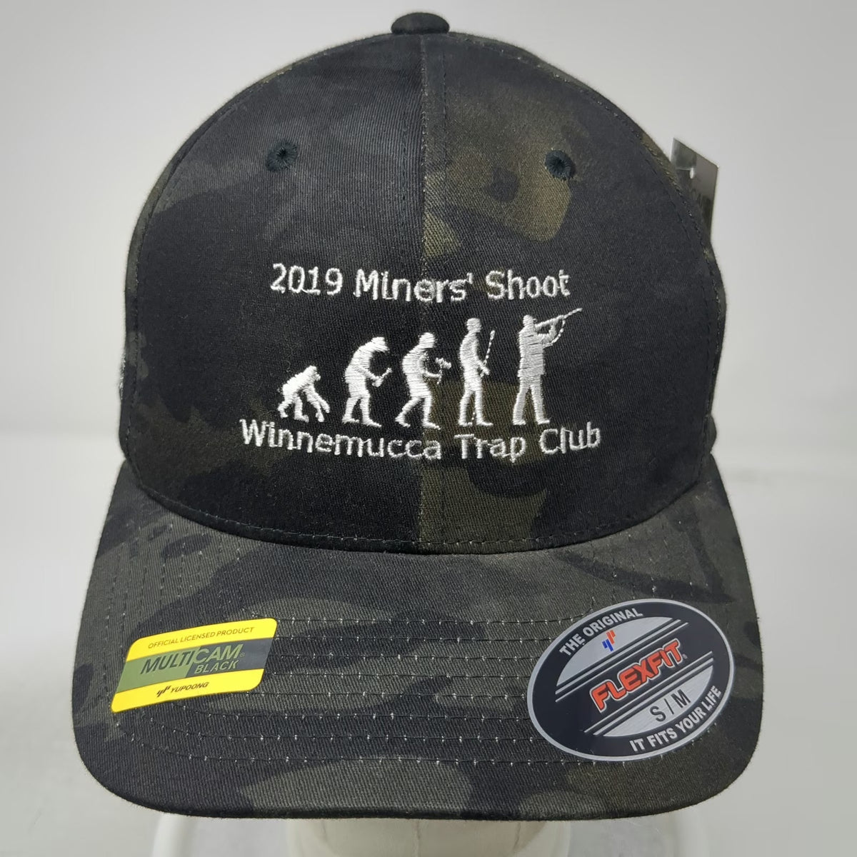 Port Authority Baseball Cap Black M 2019 Miners Shoot Winnemucca Trap Club Hat
