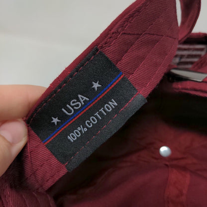 Washington DC Since 1790 Slideback Hat Red One Size Adjustable Patriotic Cotton