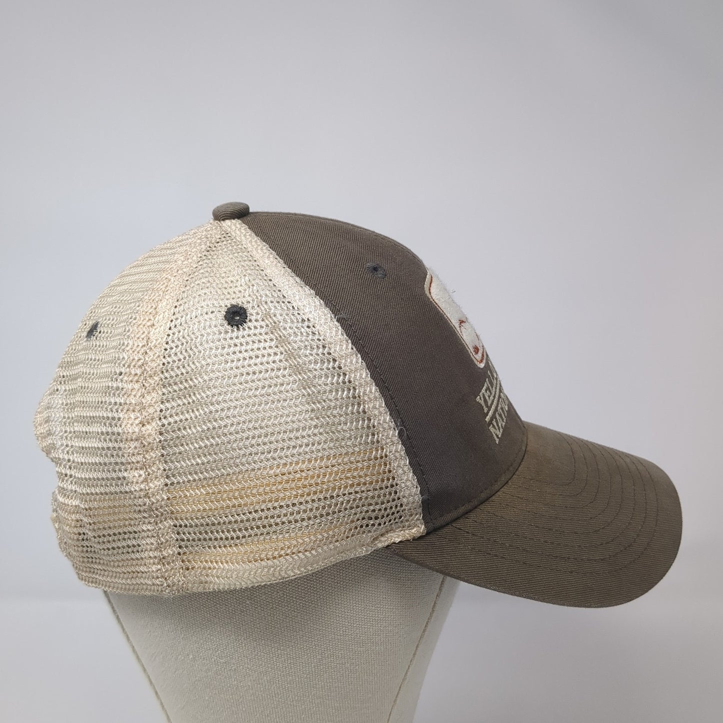 Yellowstone National Park Trucker Hat Brown One Size Adjustable Mesh Back Ouray