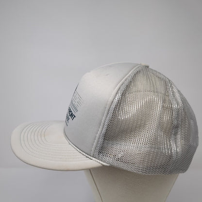 River Front RV Park On The Colorado River Trucker Hat Gray OS Mesh Back San Sun