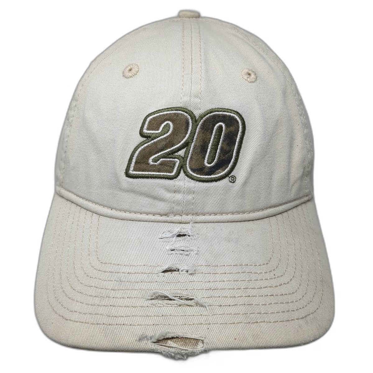 Chase Authentics Baseball Cap Beige OSFM Tony Stewart 20 Home Depot NASCAR Hat