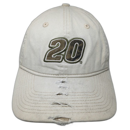 Chase Authentics Baseball Cap Beige OSFM Tony Stewart 20 Home Depot NASCAR Hat