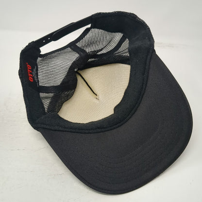 OTTO Cutthroat Club Bellevue Idaho Trucker Hat Black Gold One Size Mesh Snapback