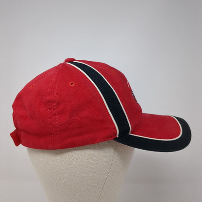 Pioneer Elite Strapback Hat Red One Size Adjustable Embroidered Sportsman