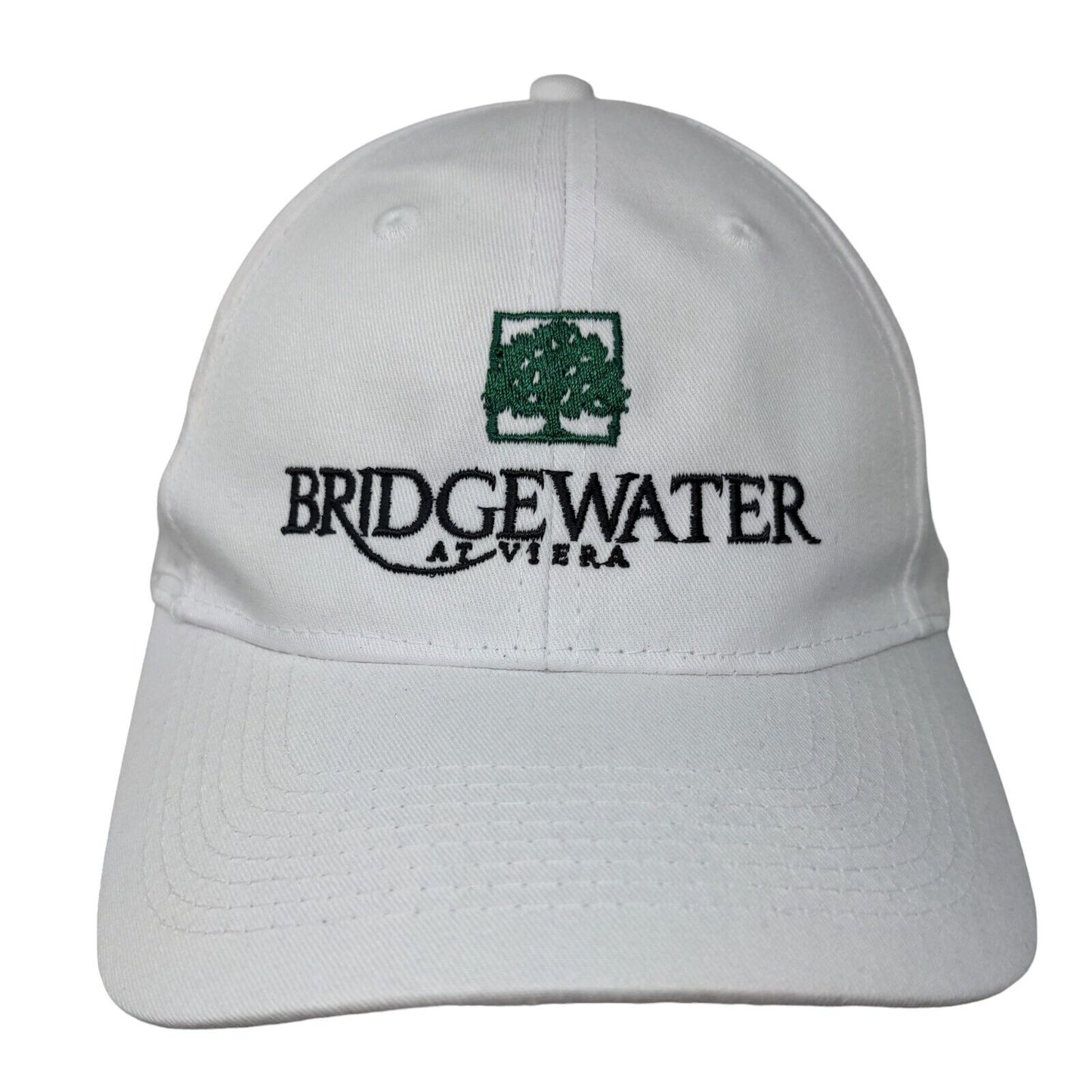 Bridgewater At Viera Strapback Hat White One Size Embroidered Port & Company