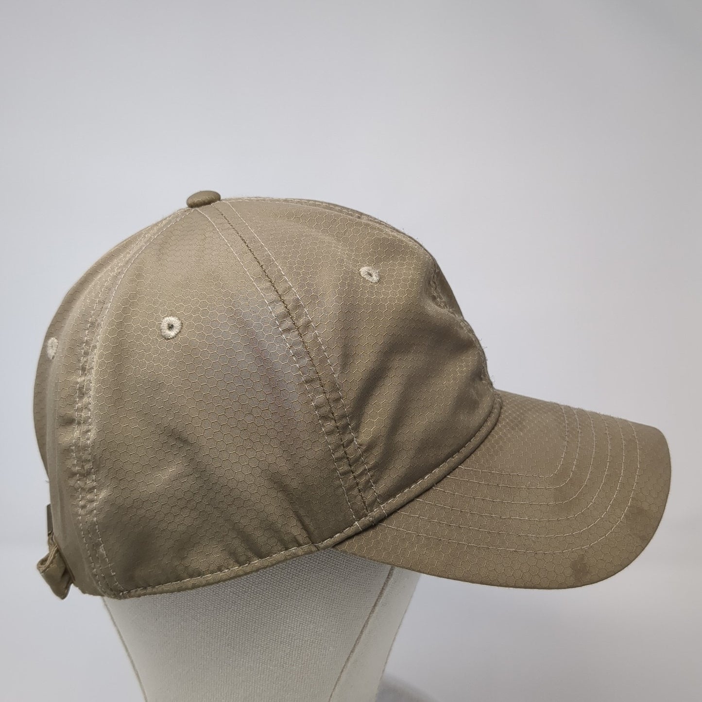 Unbranded Slideback Baseball Cap Brown One Size Adjustable Lightweight Blank