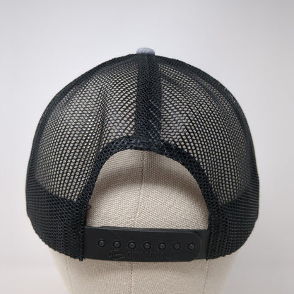 Sasquatch Bigfoot Snapback Trucker Hat Gray OS Adjustable Mesh Back Outdoor Cap