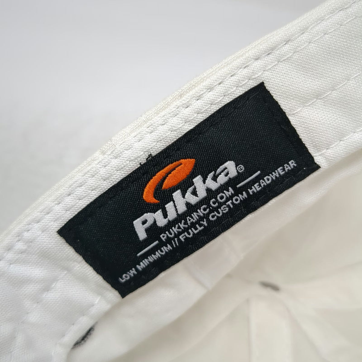 Pukka Baseball Cap White One Size Slideback Flamingos Coffee Bar Embroidered Hat