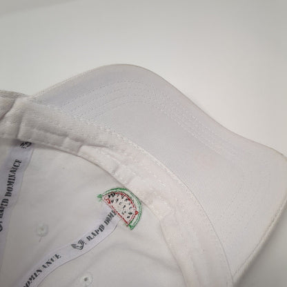 Watermelon Slideback Hat White One Size Adjustable Embroidered Rapid Dominance